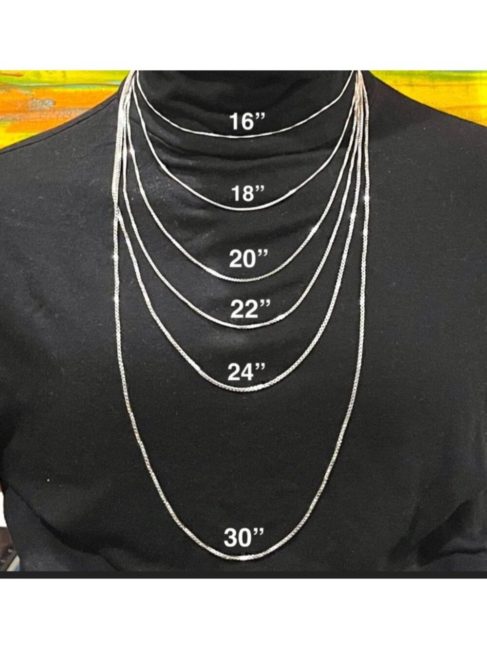 925 Sterling Silver 1mm Snake Chain Necklace 24" Minimalist Jewelry Layering - Picture 8 of 9
